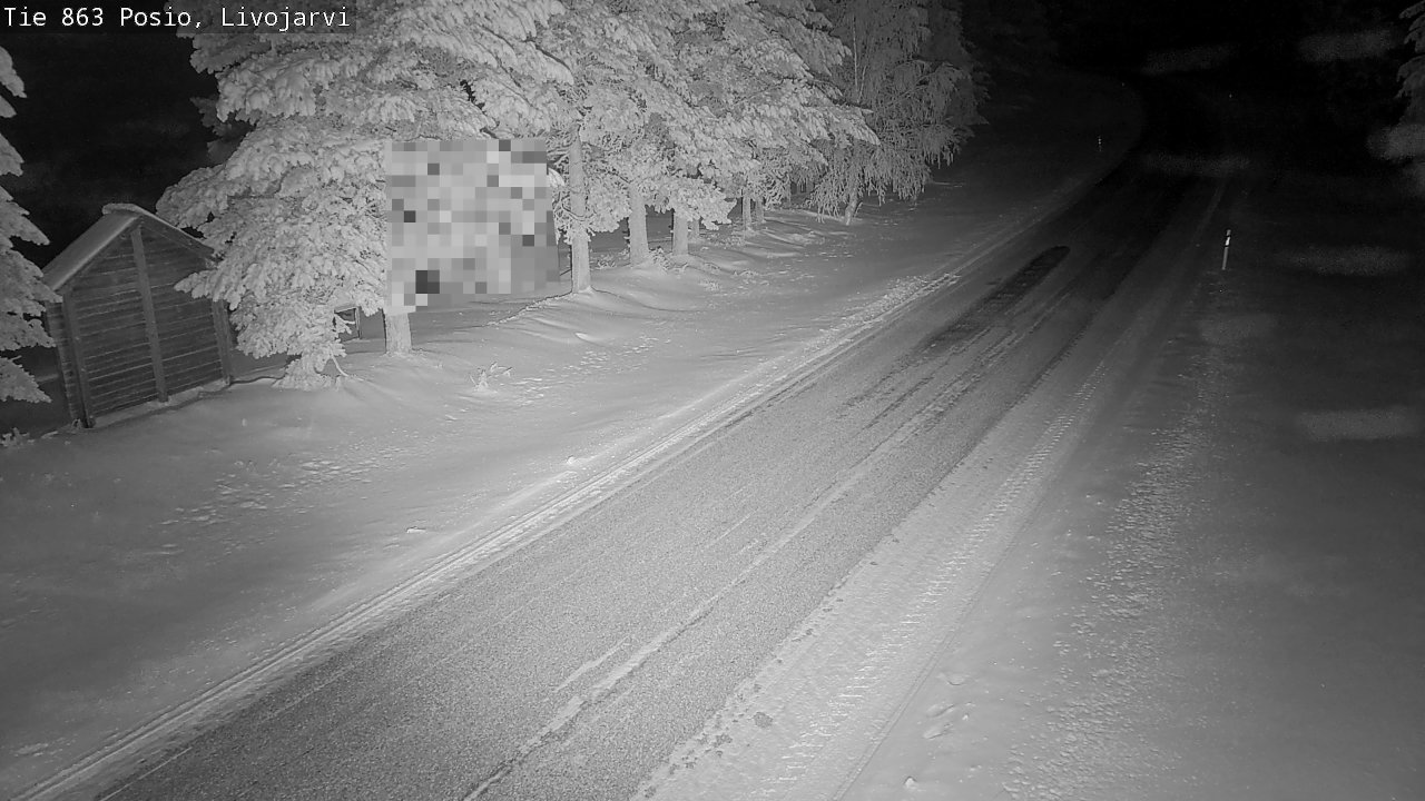 Kelikamerat Kuva Tie 863 Livojärvi, Posio, Lappi