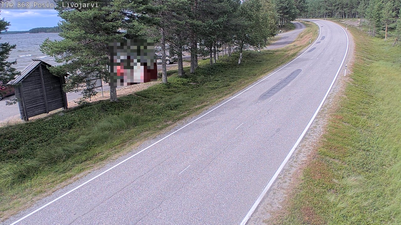 Kelikamerat Kuva Tie 863 Livojärvi, Posio, Lappi