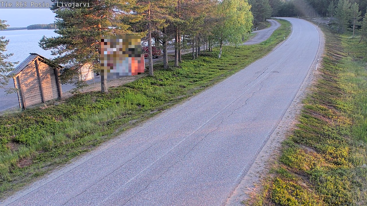 Kelikamerat Kuva Tie 863 Livojärvi, Posio, Lappi