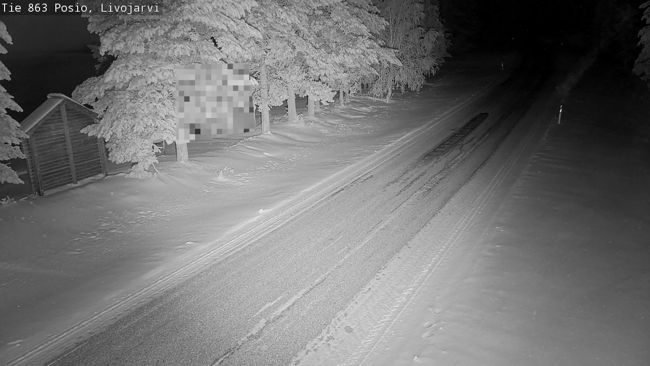 Kelikamerat Kuva Tie 863 Livojärvi, Posio, Lappi