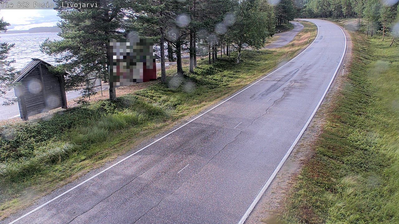 Kelikamerat Kuva Tie 863 Livojärvi, Posio, Lappi