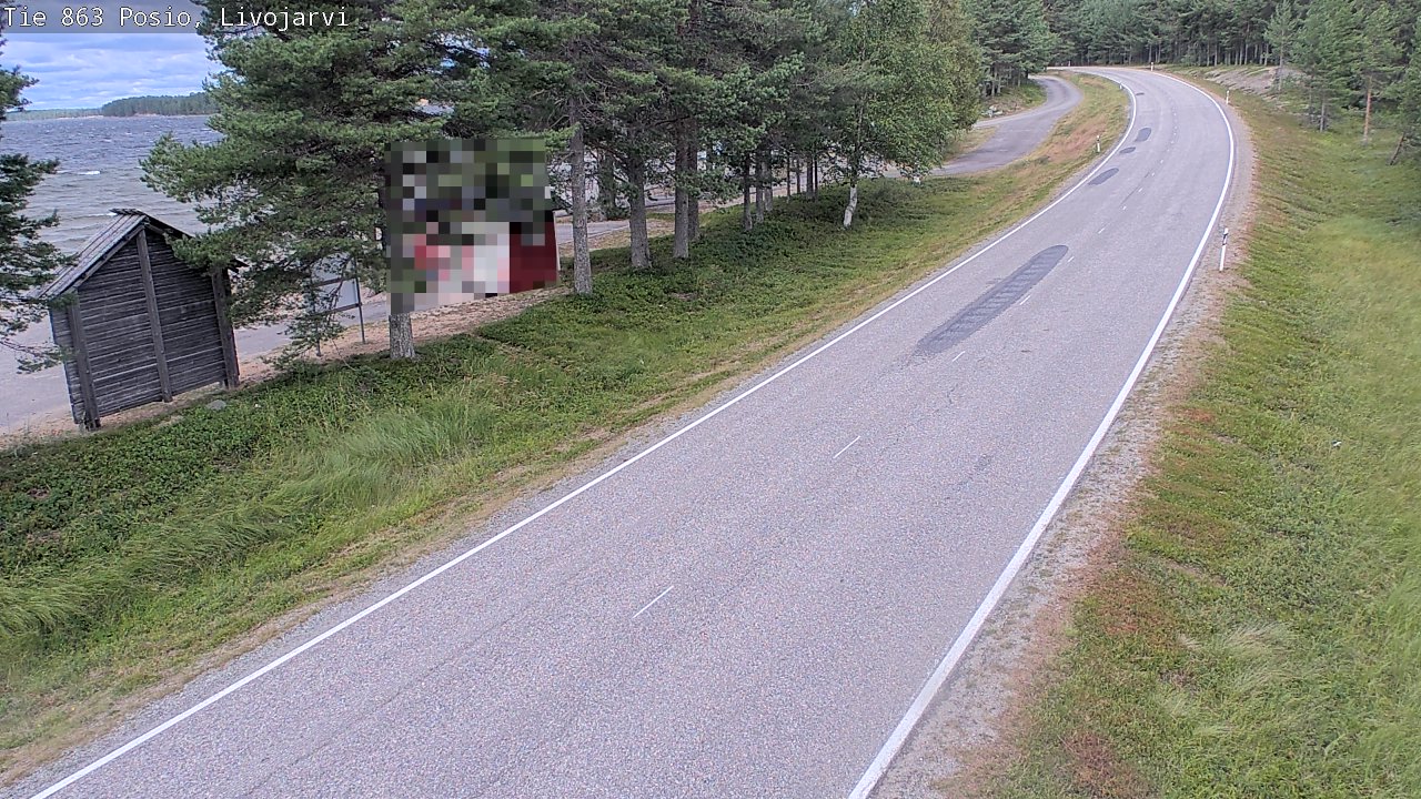 Kelikamerat Kuva Tie 863 Livojärvi, Posio, Lappi