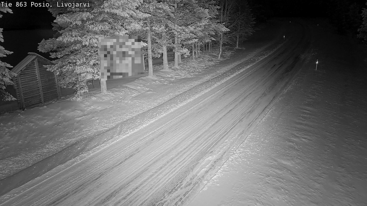 Kelikamerat Kuva Tie 863 Livojärvi, Posio, Lappi
