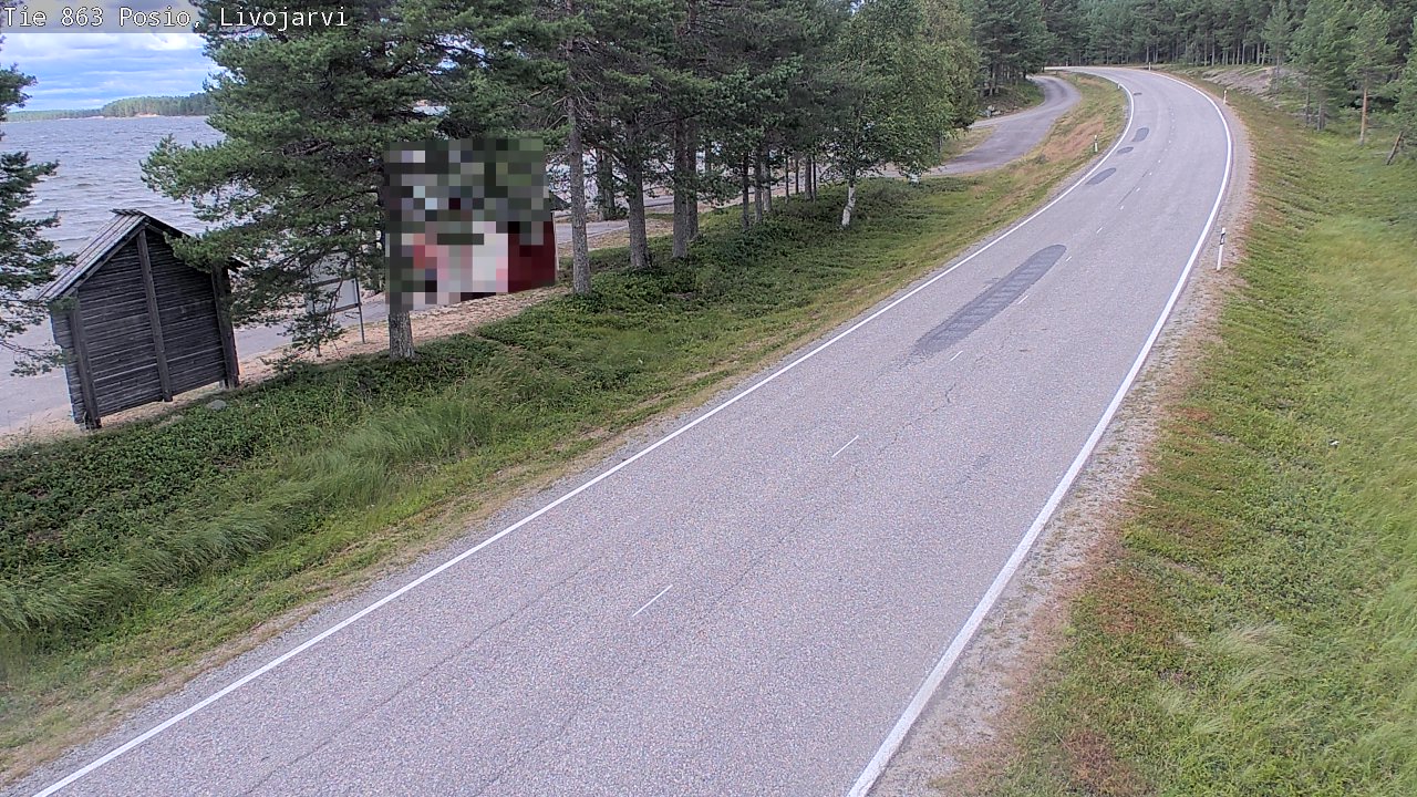 Kelikamerat Kuva Tie 863 Livojärvi, Posio, Lappi