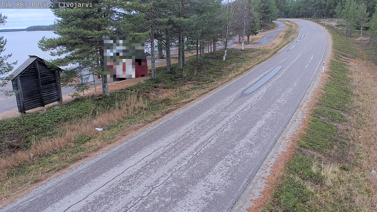 Kelikamerat Kuva Tie 863 Livojärvi, Posio, Lappi