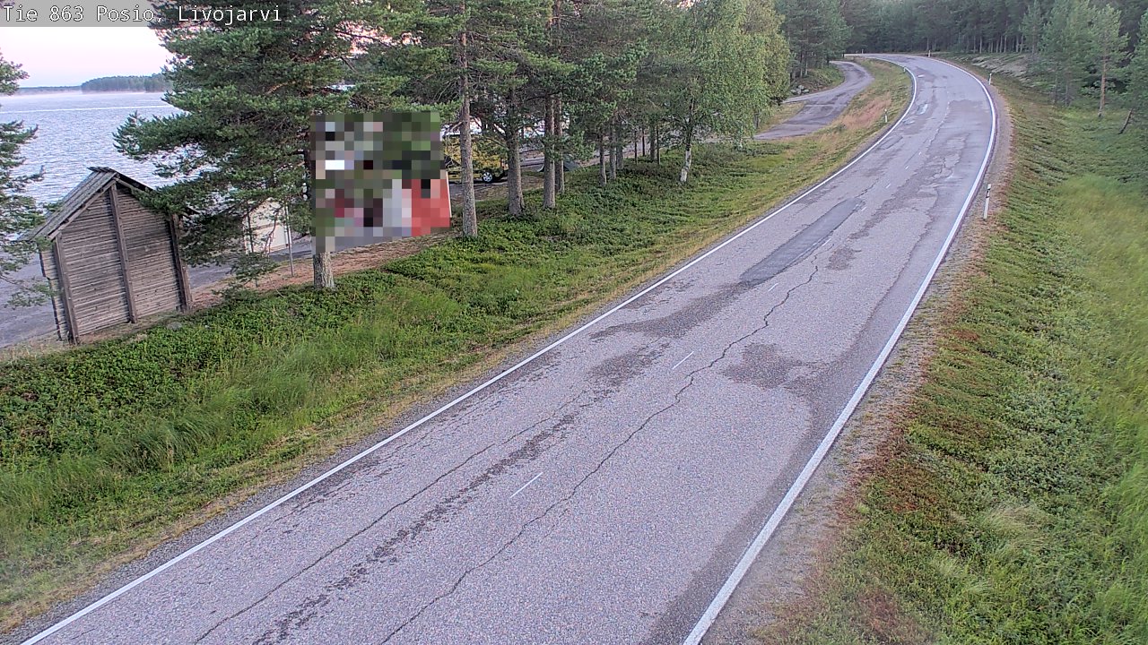 Kelikamerat Kuva Tie 863 Livojärvi, Posio, Lappi