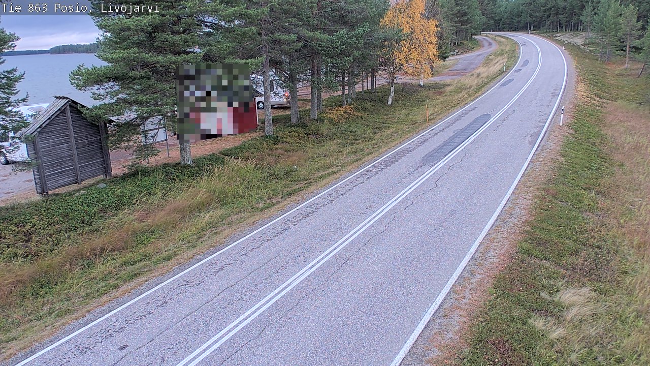 Kelikamerat Kuva Tie 863 Livojärvi, Posio, Lappi