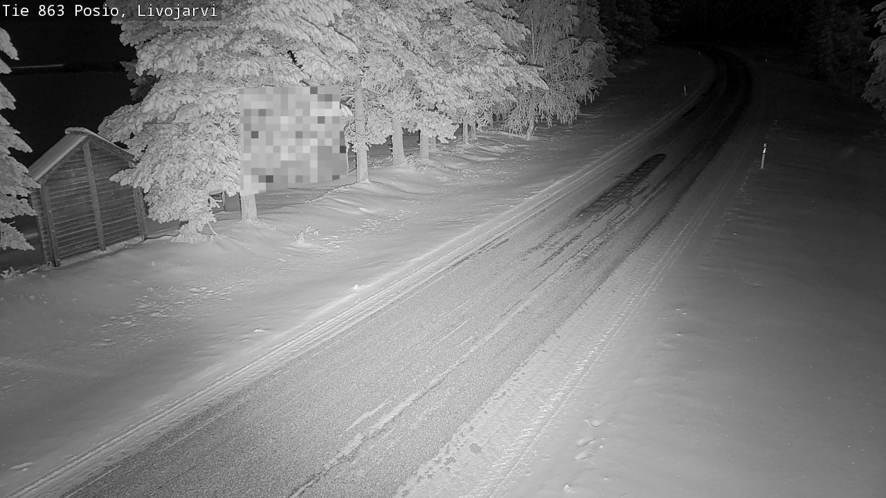 Kelikamerat Kuva Tie 863 Livojärvi, Posio, Lappi