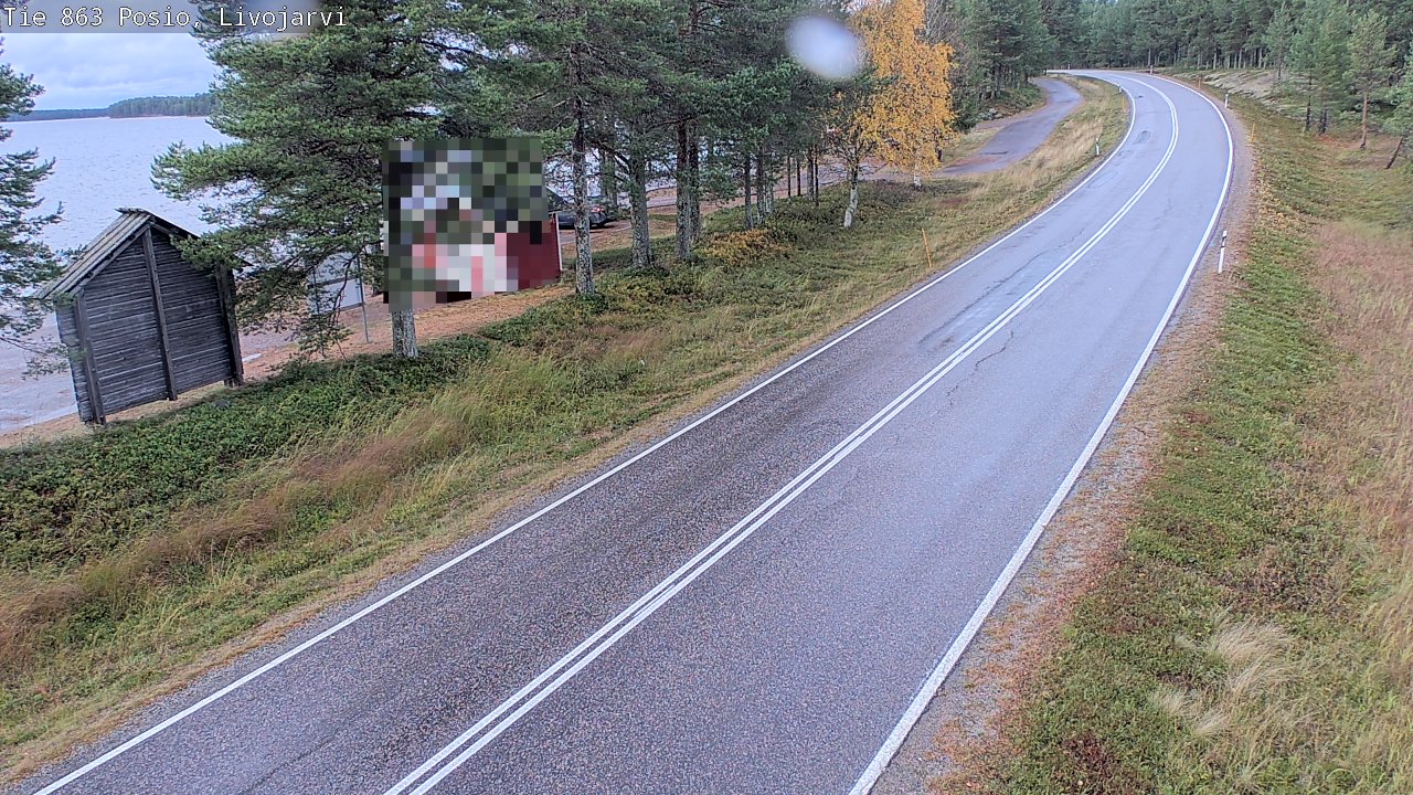 Kelikamerat Kuva Tie 863 Livojärvi, Posio, Lappi