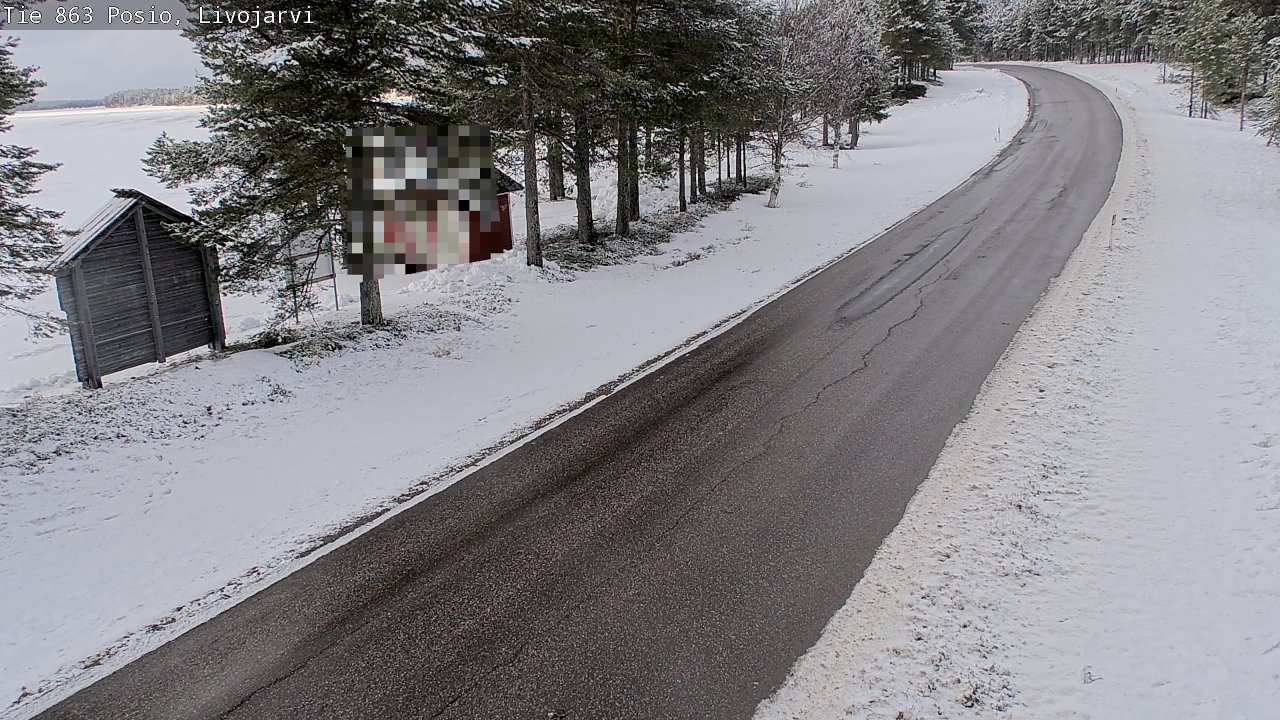 Kelikamerat Kuva Tie 863 Livojärvi, Posio, Lappi