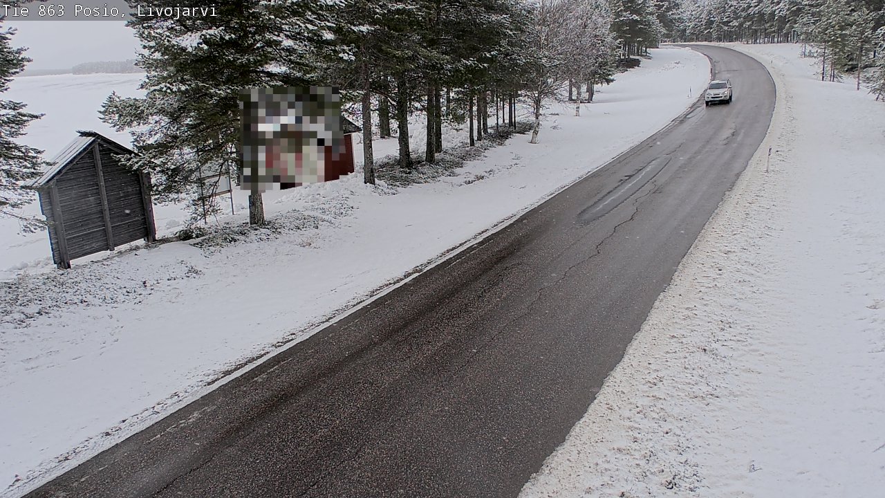 Kelikamerat Kuva Tie 863 Livojärvi, Posio, Lappi