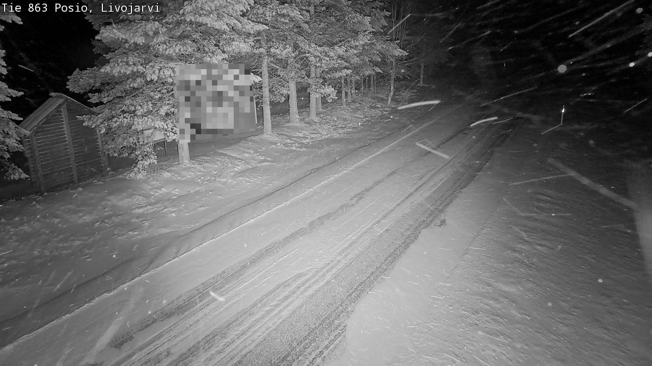 Kelikamerat Kuva Tie 863 Livojärvi, Posio, Lappi