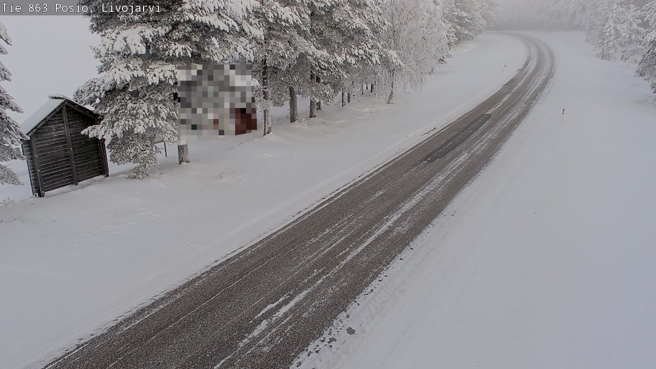 Kelikamerat Kuva Tie 863 Livojärvi, Posio, Lappi