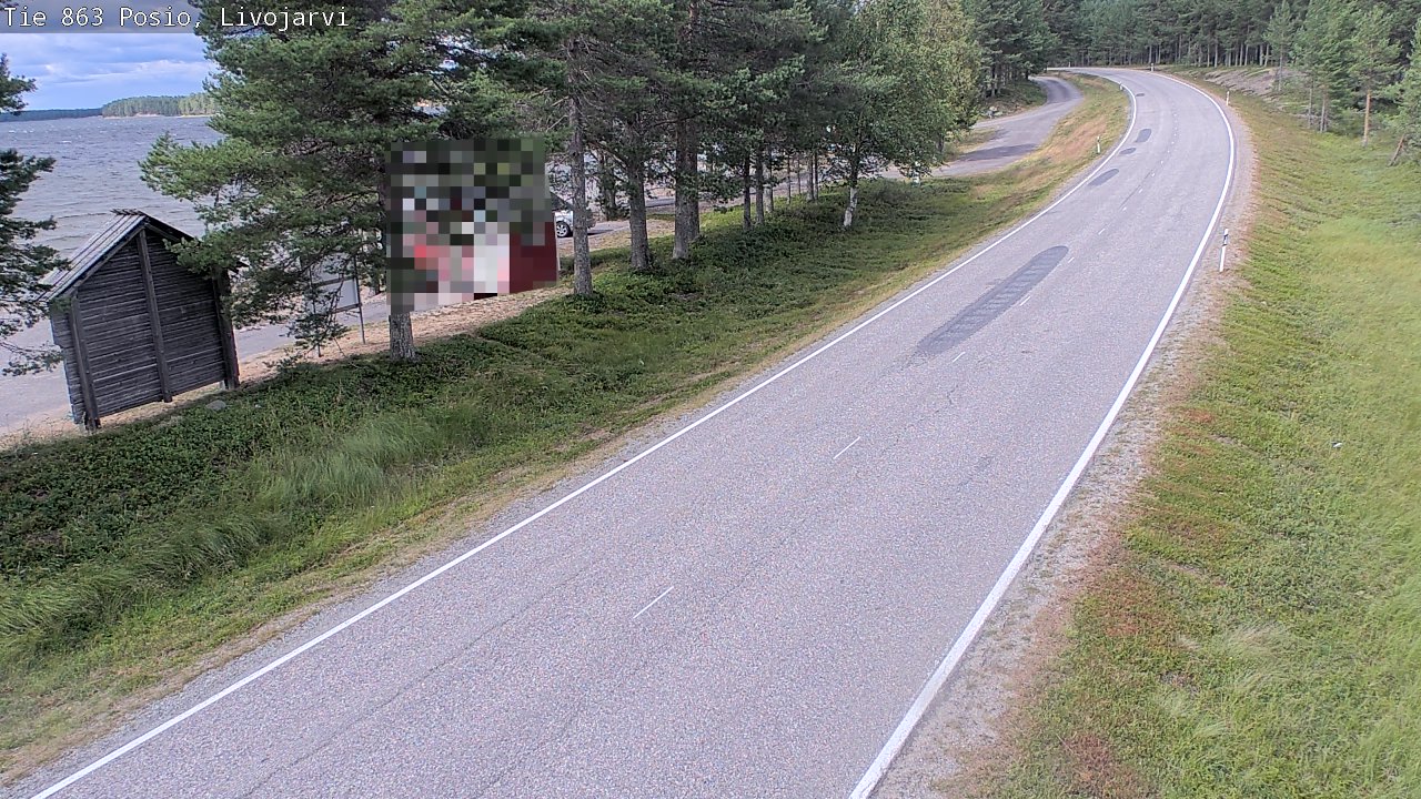 Kelikamerat Kuva Tie 863 Livojärvi, Posio, Lappi
