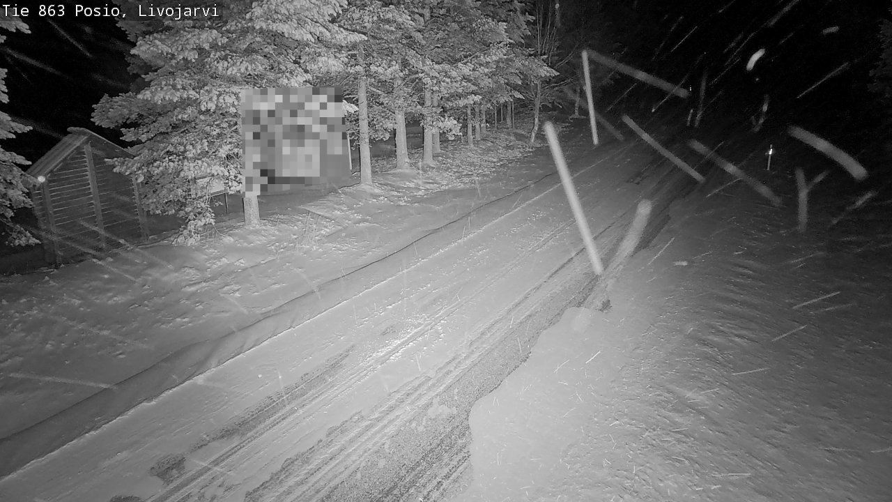 Kelikamerat Kuva Tie 863 Livojärvi, Posio, Lappi