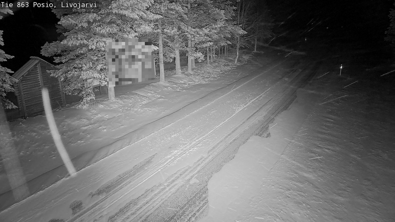 Kelikamerat Kuva Tie 863 Livojärvi, Posio, Lappi