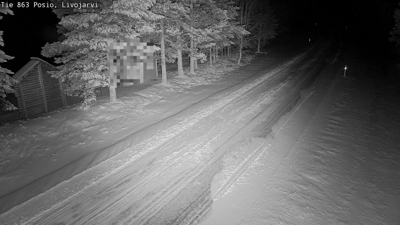 Kelikamerat Kuva Tie 863 Livojärvi, Posio, Lappi