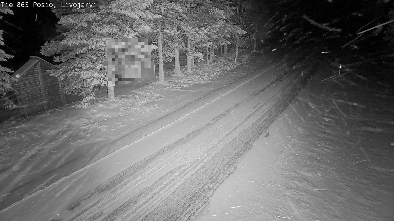Kelikamerat Kuva Tie 863 Livojärvi, Posio, Lappi