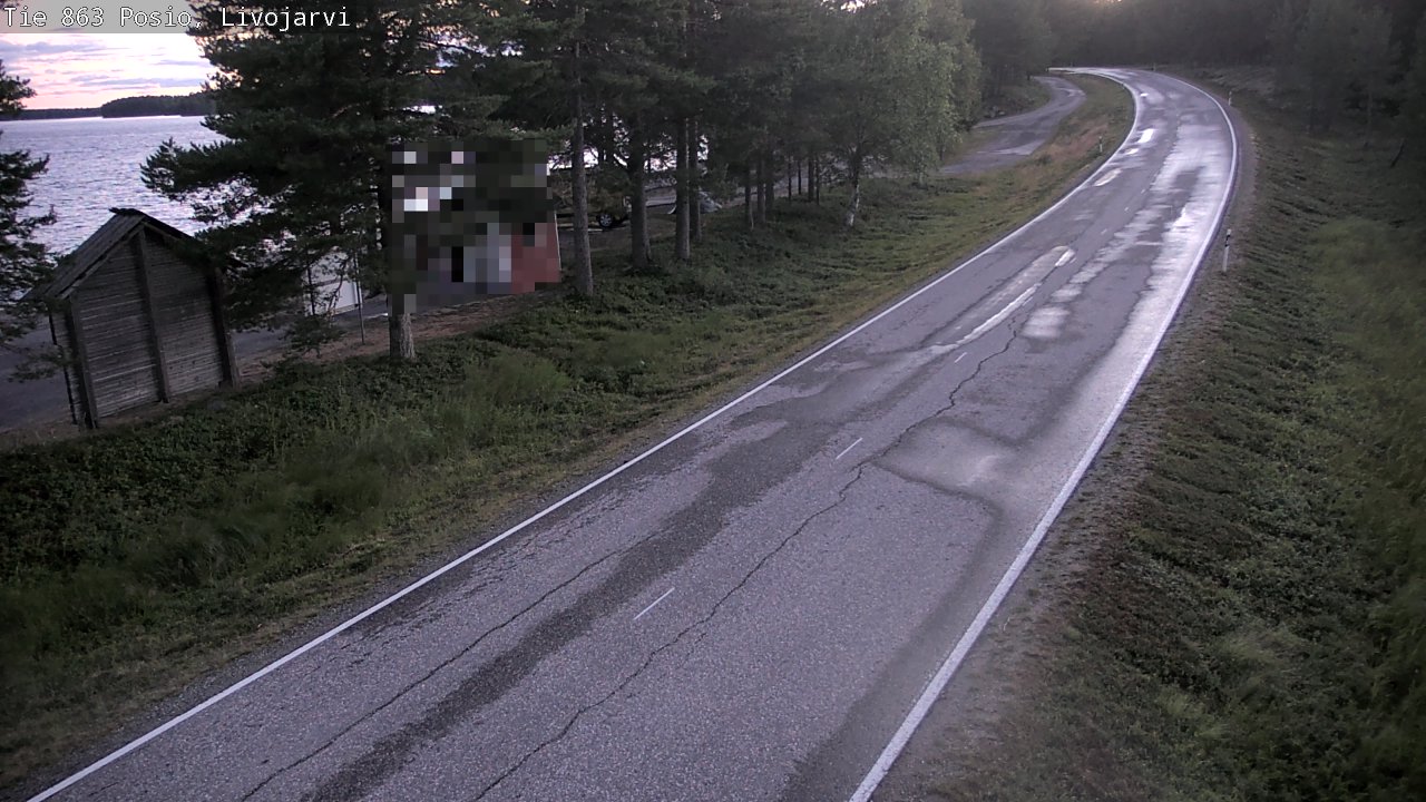 Kelikamerat Kuva Tie 863 Livojärvi, Posio, Lappi
