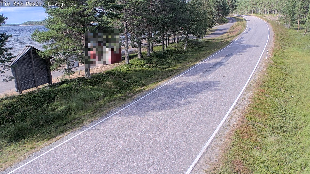 Kelikamerat Kuva Tie 863 Livojärvi, Posio, Lappi
