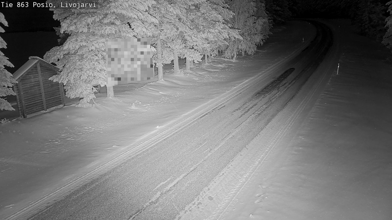 Kelikamerat Kuva Tie 863 Livojärvi, Posio, Lappi