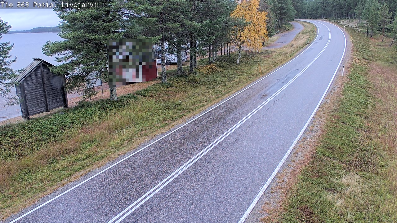 Kelikamerat Kuva Tie 863 Livojärvi, Posio, Lappi