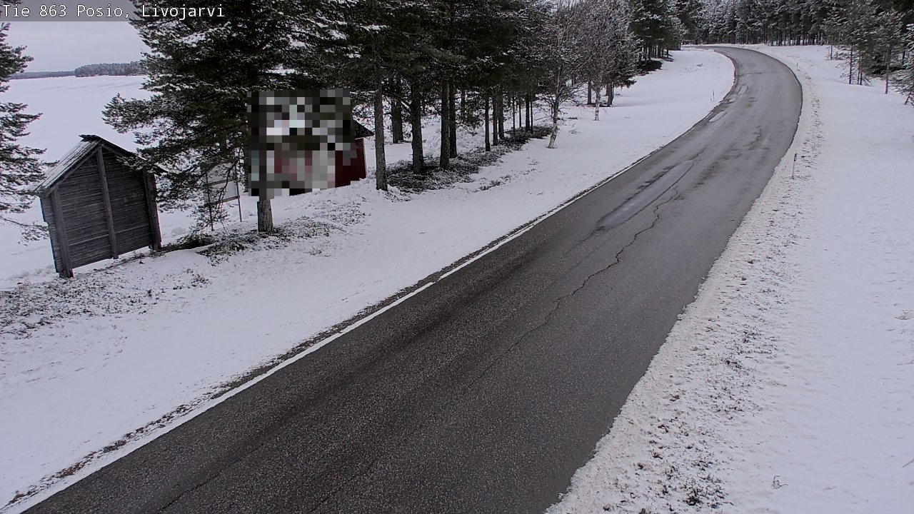 Kelikamerat Kuva Tie 863 Livojärvi, Posio, Lappi