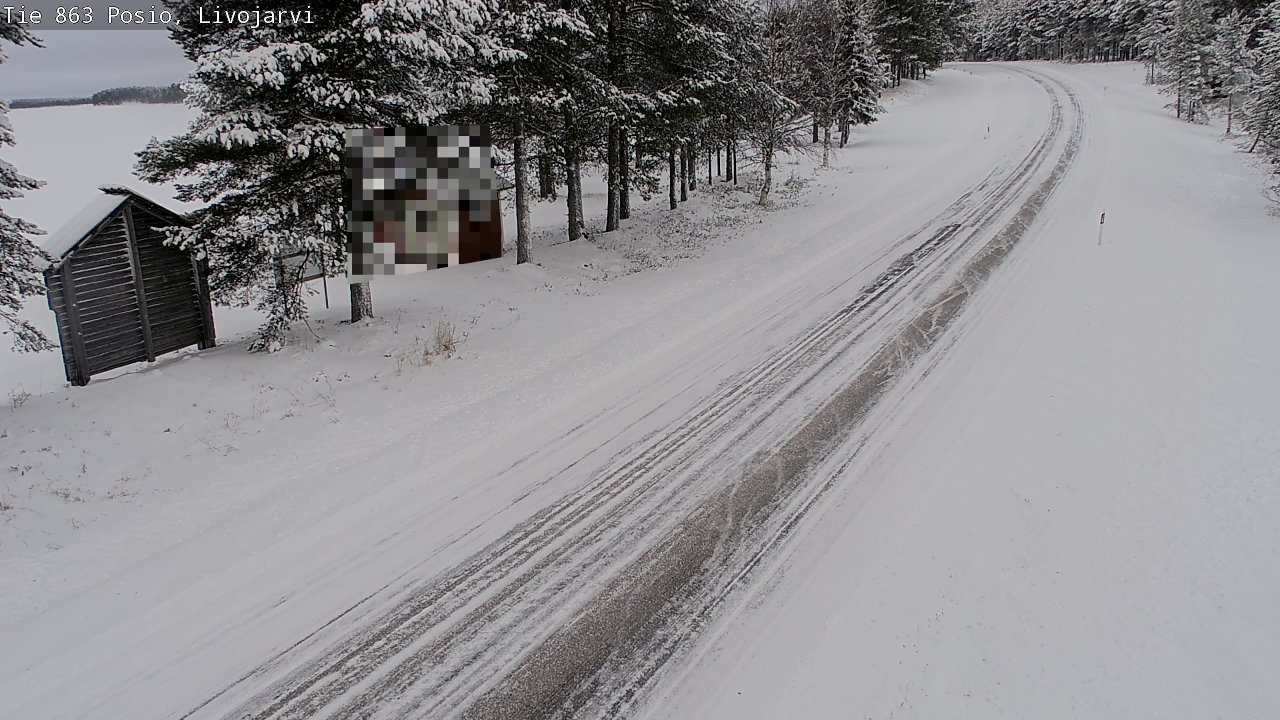 Kelikamerat Kuva Tie 863 Livojärvi, Posio, Lappi