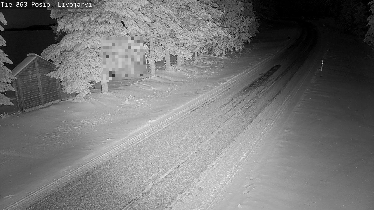 Kelikamerat Kuva Tie 863 Livojärvi, Posio, Lappi