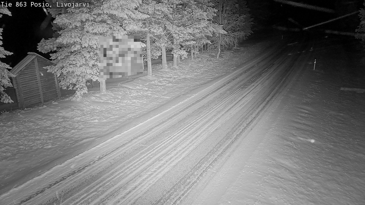 Kelikamerat Kuva Tie 863 Livojärvi, Posio, Lappi