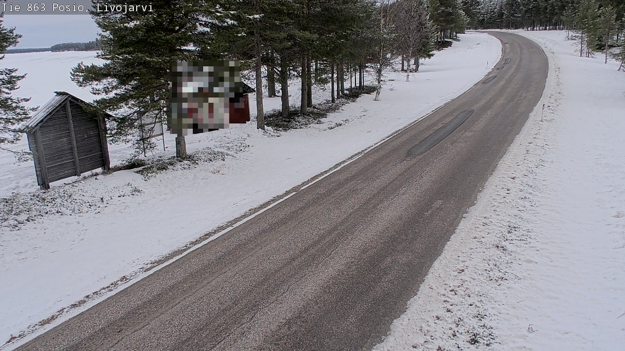 Kelikamerat Kuva Tie 863 Livojärvi, Posio, Lappi