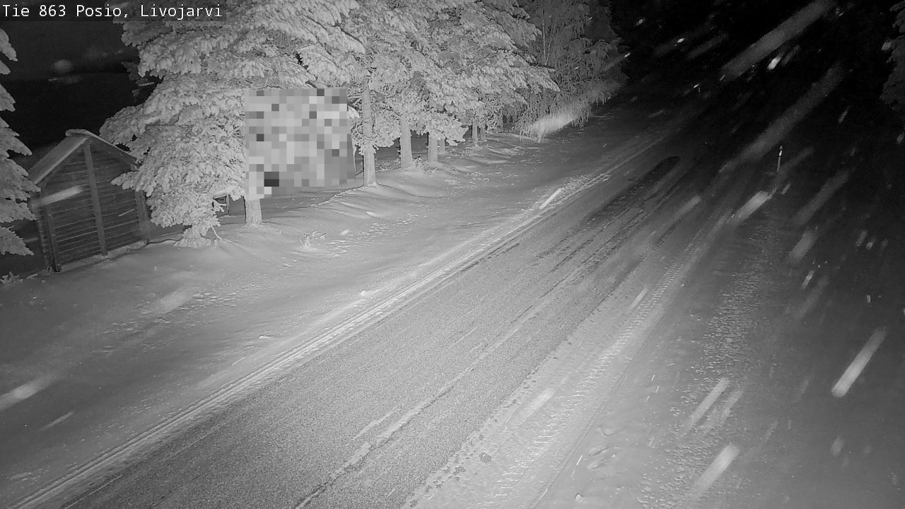 Kelikamerat Kuva Tie 863 Livojärvi, Posio, Lappi