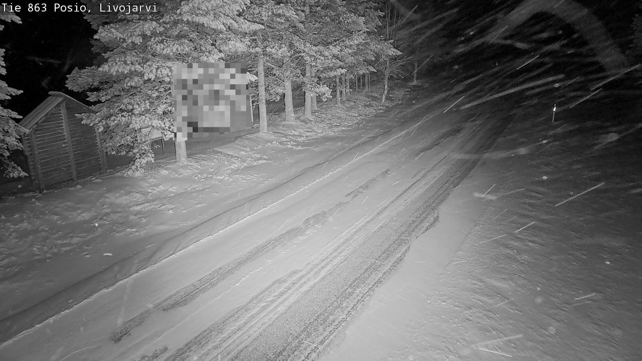 Kelikamerat Kuva Tie 863 Livojärvi, Posio, Lappi