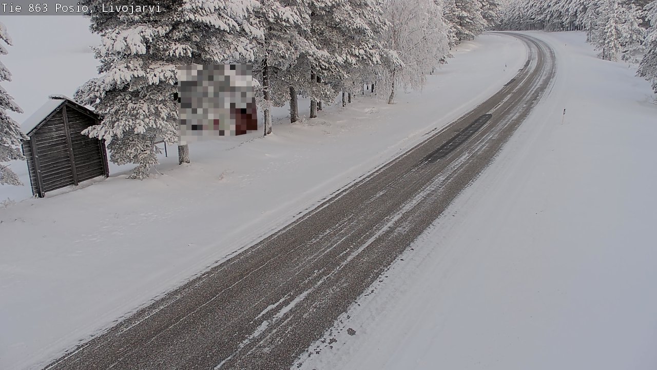 Kelikamerat Kuva Tie 863 Livojärvi, Posio, Lappi