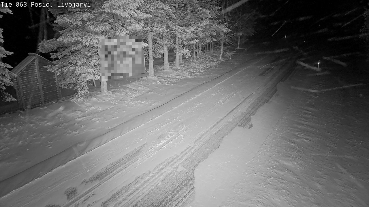 Kelikamerat Kuva Tie 863 Livojärvi, Posio, Lappi