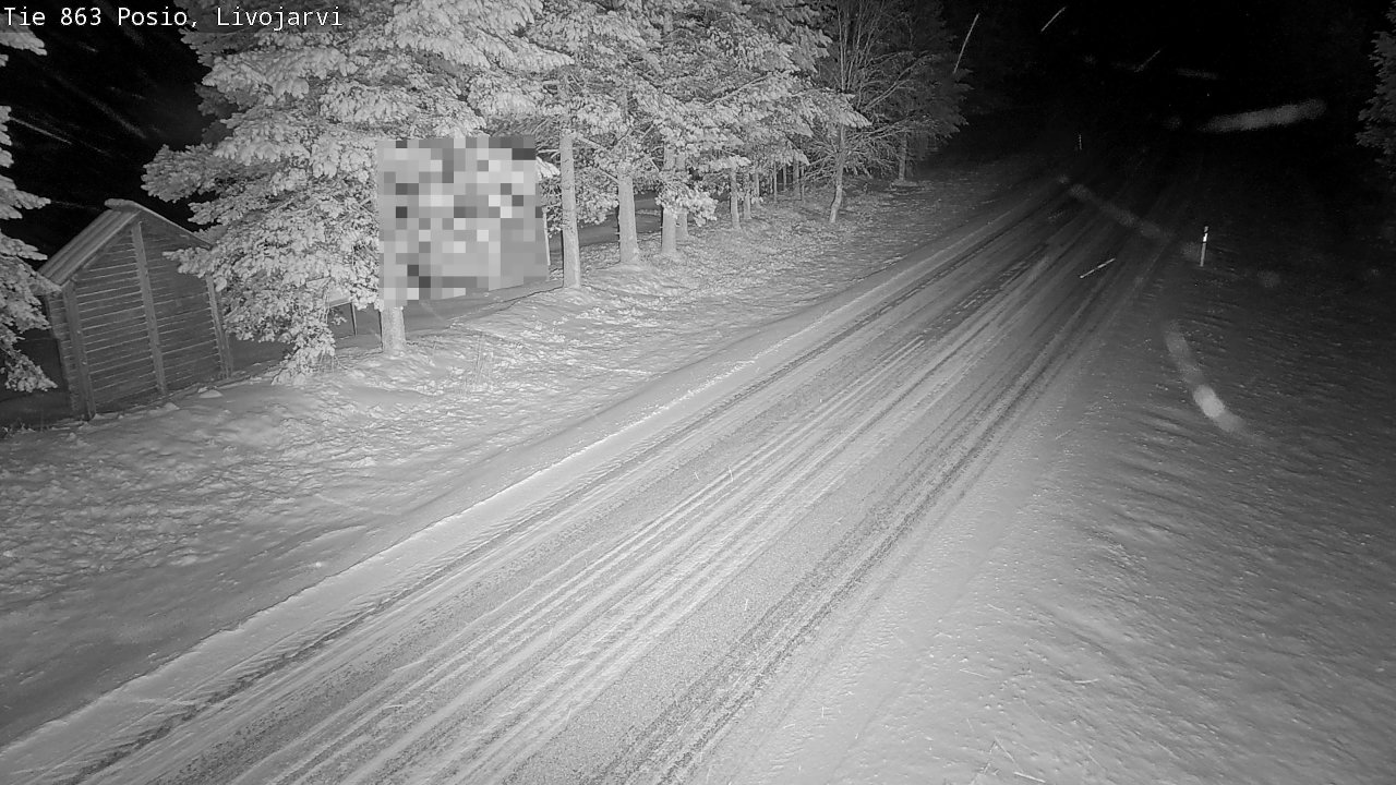 Kelikamerat Kuva Tie 863 Livojärvi, Posio, Lappi