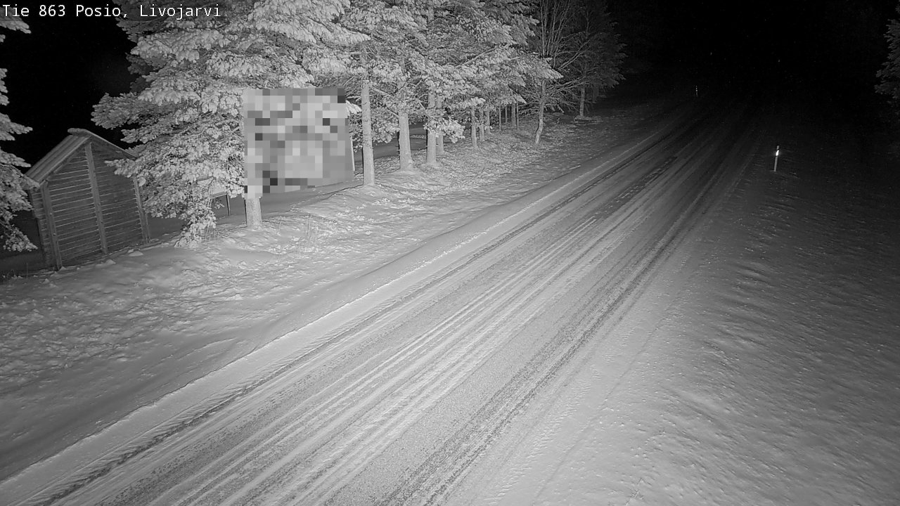 Kelikamerat Kuva Tie 863 Livojärvi, Posio, Lappi