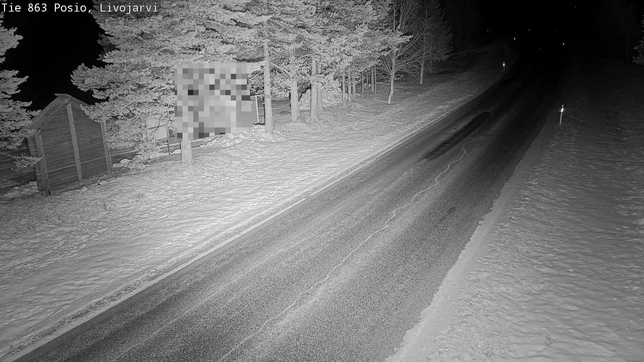 Kelikamerat Kuva Tie 863 Livojärvi, Posio, Lappi