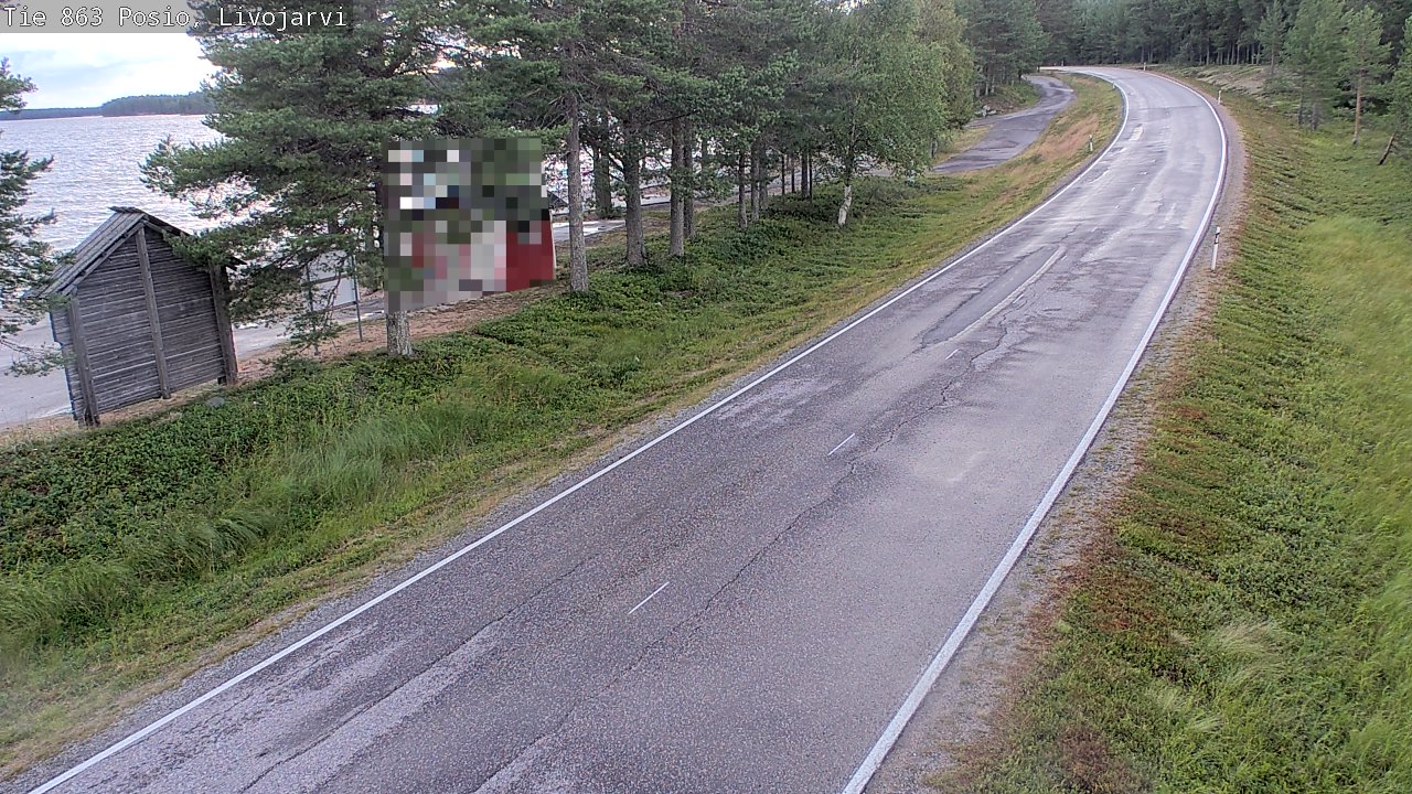 Kelikamerat Kuva Tie 863 Livojärvi, Posio, Lappi