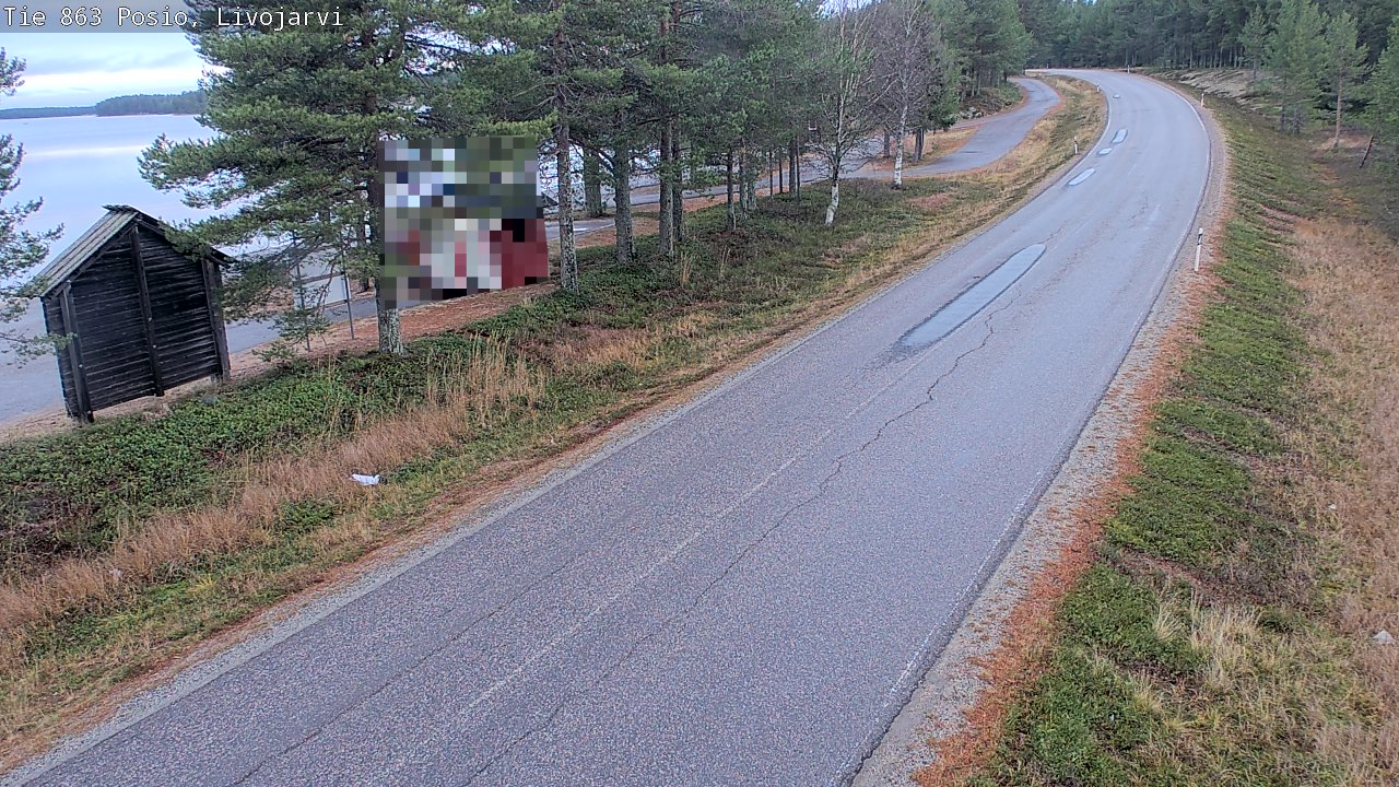 Kelikamerat Kuva Tie 863 Livojärvi, Posio, Lappi