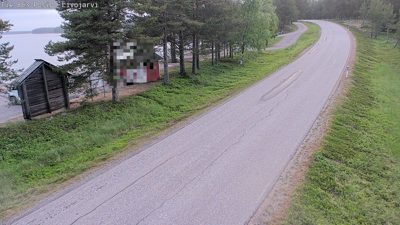 Kelikamerat Kuva Tie 863 Livojärvi, Posio, Lappi