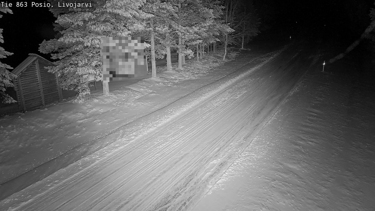 Kelikamerat Kuva Tie 863 Livojärvi, Posio, Lappi