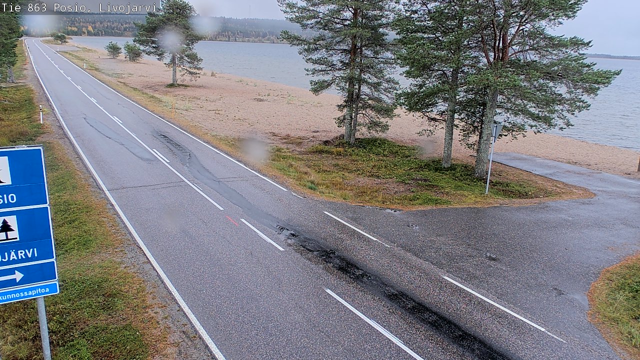 Kelikamerat Kuva Tie 863 Livojärvi, Posio, Lappi