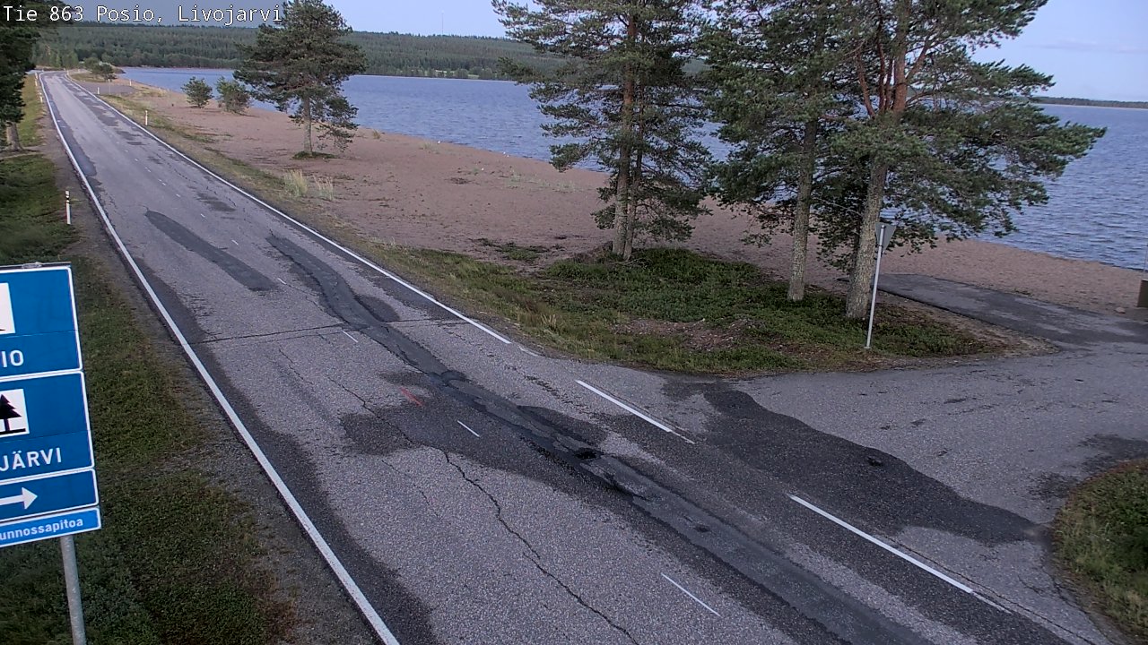 Kelikamerat Kuva Tie 863 Livojärvi, Posio, Lappi