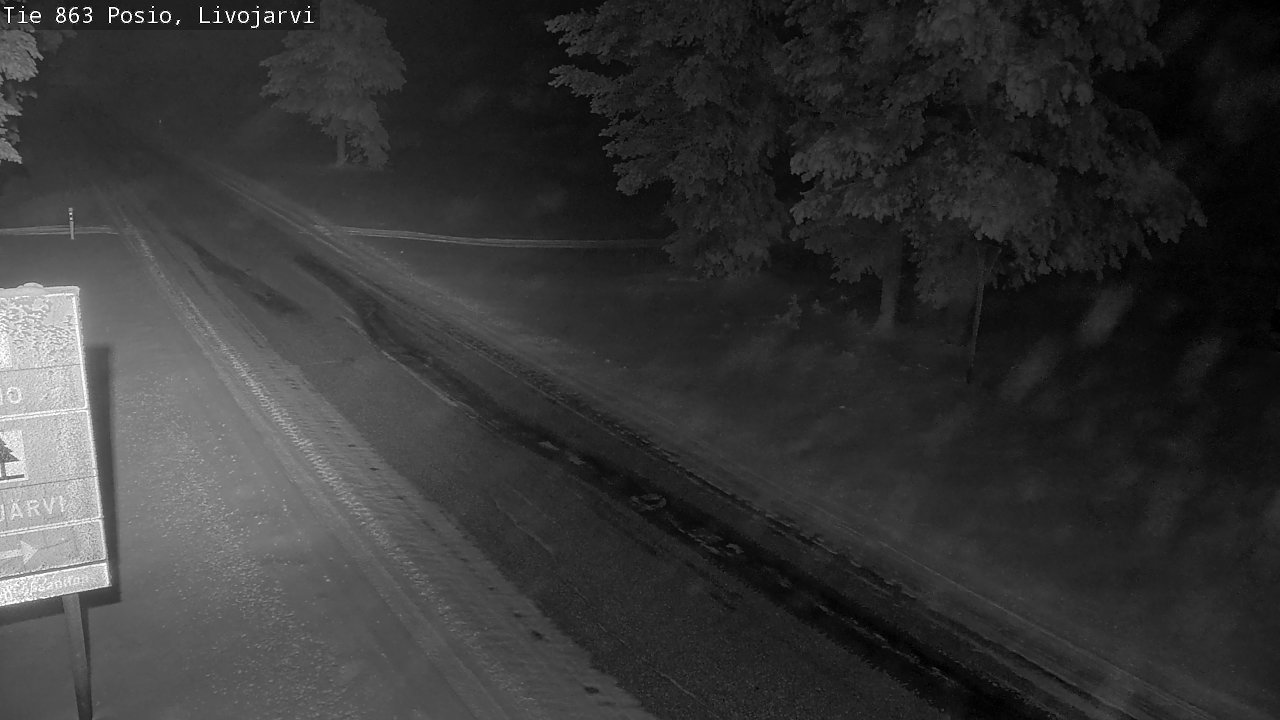 Kelikamerat Kuva Tie 863 Livojärvi, Posio, Lappi