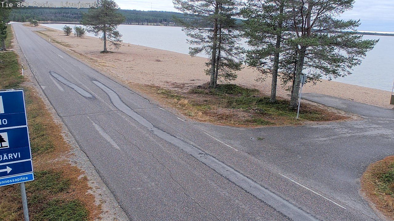 Kelikamerat Kuva Tie 863 Livojärvi, Posio, Lappi