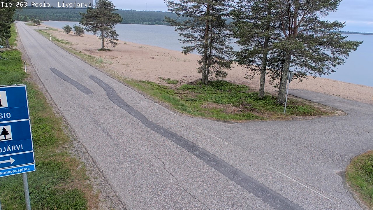 Kelikamerat Kuva Tie 863 Livojärvi, Posio, Lappi