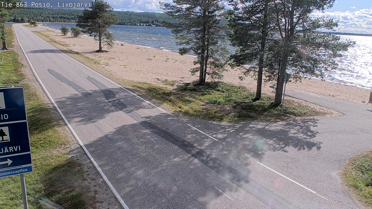 Kelikamerat Kuva Tie 863 Livojärvi, Posio, Lappi