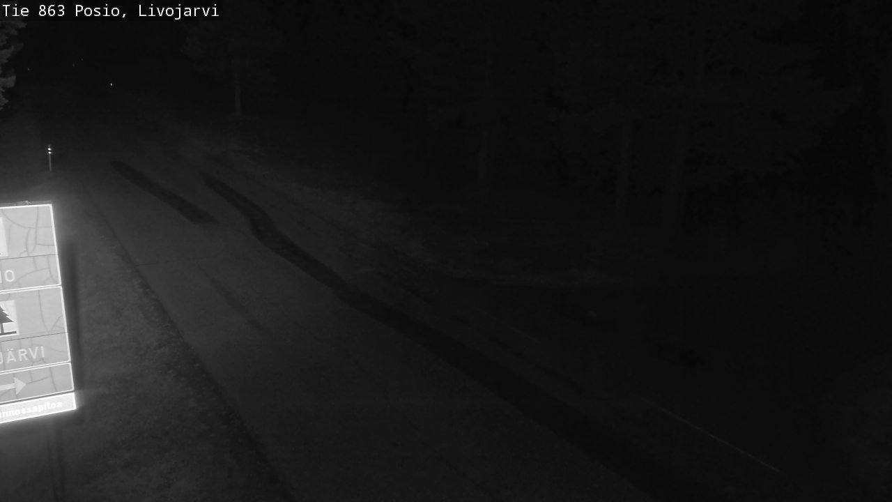 Kelikamerat Kuva Tie 863 Livojärvi, Posio, Lappi