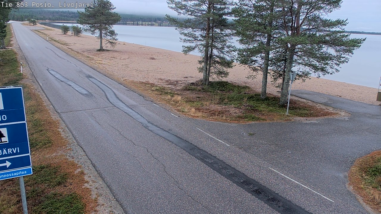 Kelikamerat Kuva Tie 863 Livojärvi, Posio, Lappi